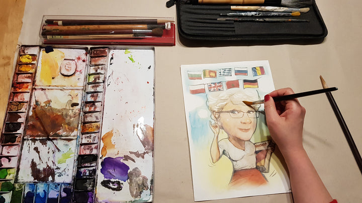 How we make portraits and caricatures