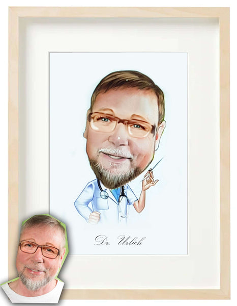 Karikatur für 1 Person