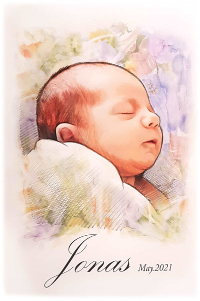Baby - Watercolor