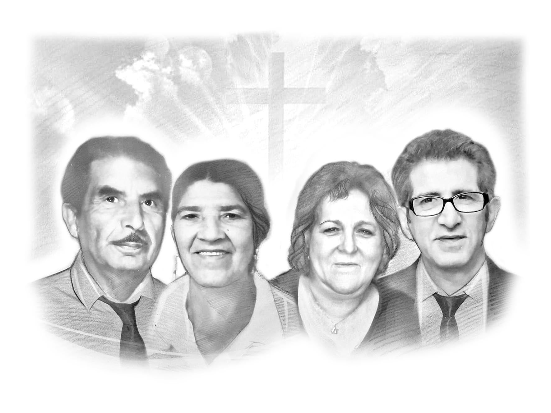 family with jesus - 4p