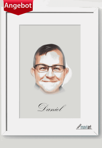 Karikatur für 1 Person