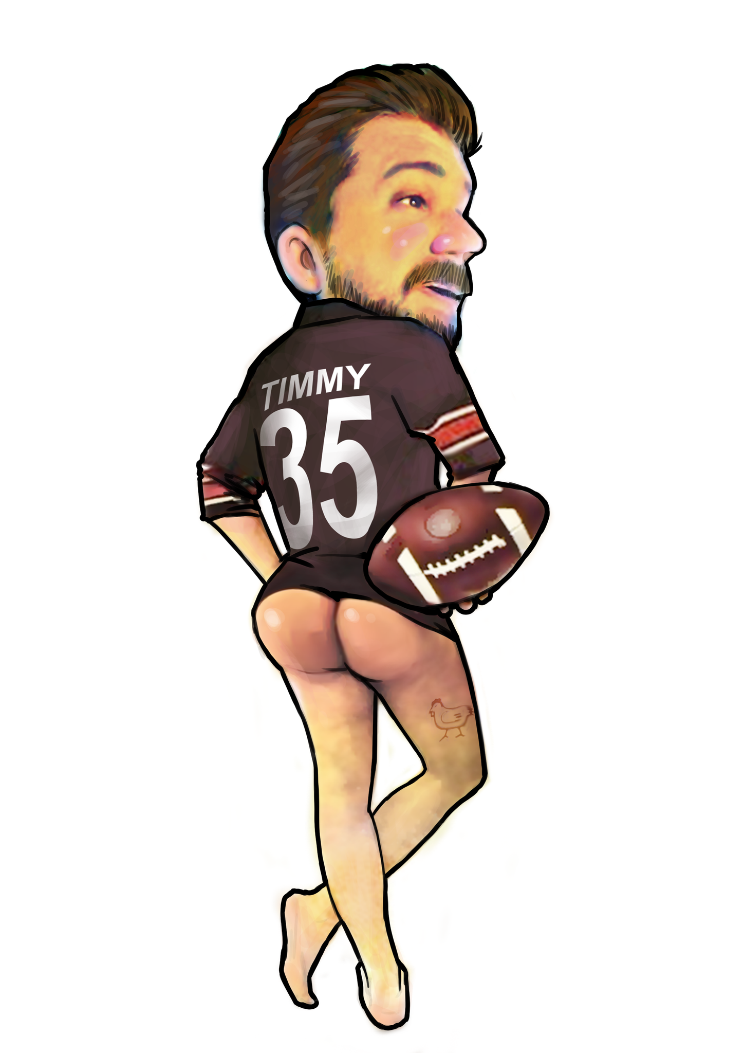 Job Caricature (Color)